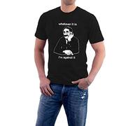 sang Camiseta Groucho Marx Whatever it is I'm Against it Tee by Sillytees Black, Negro , XL