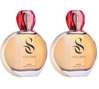 SANGADO Vainilla Capucchino Perfume para Mujeres, Larga Duración, Oriental Vainilla, Francesas Finas, Extra Concentrado, Spray de 60 ml (Paquete de 2)