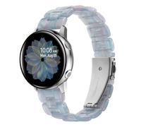 SaNgaiMEi Compatible con Samsung Galaxy Watch Band 42mm/Active 2 40mm 44mm/Galaxy Watch 3 41mm banda/Gear S2 Classic/Gear Sport Bands/20mm Ultra Light Fashion Resina Correa (azul claro)