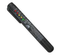 Sangcca Universal Líquido de Freno de Detección de Aceite Pen Probador de Frenos Puede Prueba DOT3 DOT4 DOT5 ENV4 ENV6 Probador de Líquido de Freno con Pantalla 5 LED para Vehículo Automotriz