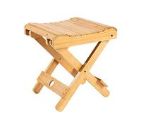 SANGDA Taburete plegable de bambú, taburete de ducha de madera para baño, asiento de ducha plegable portátil, reposapiés de afeitado, silla pequeña plegable para jardín, baño, balcón, spa