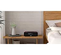 Sangean DDR-36 BT Rojo / Radio con Sintonización Digital de Sobremesa Dab+ / FM-RDS / Bluetooth / Entrada Auxiliar