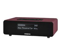 Sangean DDR-36 - Radio Dab+ con Bluetooth, Rojo
