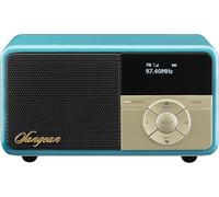 Sangean DDR-7X. Radio con Acabado en Madera con Dab+/FM. Bluetooth Incorporado. Indicadores LED de Carga de batería y emparejamiento de Bluetooth. Color Verde