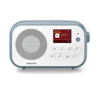 Sangean DPR-42BT Blanco/Piedra azul / Radio Portátil