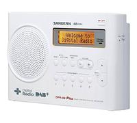 Sangean DPR69WE - Radio digital (DAB, DAB+, FM, 0.5 W, pantalla LCD, 3.5 mm), blanco