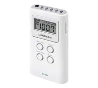 Sangean dt-120, radio (pantalla lcd, 120 w, 1.5 v), blanco