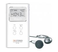 Sangean dt-120, radio (pantalla lcd, 120 w, 1.5 v), blanco