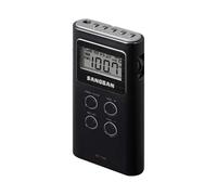 Sangean - DT-120B radio Portátil Digital Negro