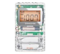 Sangean DT-160 Clear Radio Portátil de Bolsillo Transparente