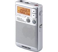 SANGEAN DT-250 Radio Portátil Gris - Sintonizador de Radio Digital AM/FM