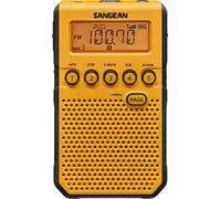 Sangean DT-800YL NOAA - Radio de bolsillo con alerta meteorológica, AM/FM, amarillo