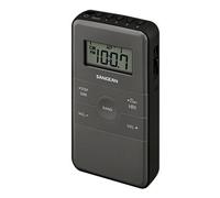 Sangean DT-140 Portátil Digital Negro, Gris