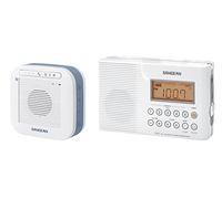 Sangean H201P Am/FM/WX H201P Radio de Ducha Impermeable y Altavoz Bluetooth