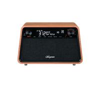 Sangean HDR-19 HD Radio/Am/FM-RDS/Bluetooth/AUX Radio de gabinete de Madera Premium