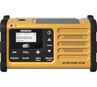 Sangean MMR-88 Dab (Sintonizador FM/MW, de Emergencia Señal Sonido, Batería de Ion de Litio Integrada), Color Amarillo/Negro