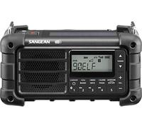 Sangean MMR-99 Radio de Emergencia, manivela, Solar Negro con Dab+Med Dab+
