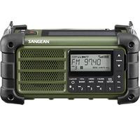 Sangean MMR-99 Radio Recargable de Emergencia, Am/FM - RBDS Bluetooth (Aux) Multi-Powered