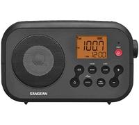 Sangean PR-D12 Am/FM NOAA - Radio portátil de sintonización Digital de Alerta meteorológica, Color Negro
