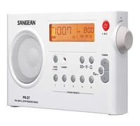 Sangean PR-D7 Radio Despertador Portátil Blanco