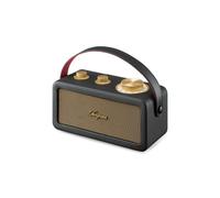 Sangean RA-101 Black Gold. Diseño Retro de Madera y Piel sintética. Bluetooth 5.0. Autonomía 19 Horas con una Carga Completa. AUX-in para Fuentes de Audio externas.