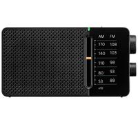 Sangean SR-36 Negro Radio FM/Am Altavoz Integrado Antena TELESCÓPICA Salida Auriculares