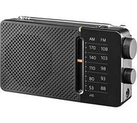 Sangean SR-36 Negro Radio FM/Am Altavoz Integrado Antena TELESCÓPICA Salida Auriculares