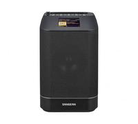 Sangean WFS58 Dab+ Radio | FM | WiFi y Altavoz Bluetooth | Radio de Internet portátil con NFC | WiFi | Negro