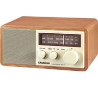 Sangean WR-11 Portátil Analógica Walnut- Radio (Portátil, Analógica, AM,FM, 7 W, 3,5 mm, 241 mm)