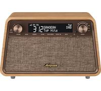 Sangean WR-201D. Radio Dab+(10), FM RDS (10) con Bluetooth, con Display LCM de facil Lectura y Brillo y Ajustable, construida en Madera.