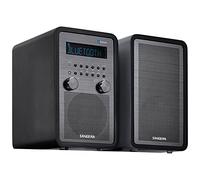 Sangean wr-50p FM-RBDS/Am/Bluetooth Madera gabinete Cuadro Top estéreo Digital Receptor Sistema