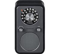 Sangean WR-9 Radio FM Bluetooth portátil, diseño retro en carcasa de madera auténtica, para casa y de viaje, batería integrada para 54 horas de reproducción de música, roble medianoche