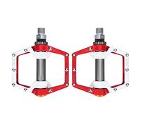 Sangeponiang para pedales de bicicleta, aleación de aluminio, mecanizado CNC, diseño hueco liviano, superficie antideslizante, ajuste universal para bicicletas de montaña y de