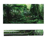Sangeponiang para PVC, para Caja de Reptiles Selva Fondo Cartel/Tanque de Peces Cuadro de Pared Pintura decoración Pegatina autoadhesiva (76 * 46 cm)