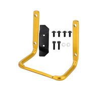 Sangeponiang Soporte para Botella de Agua para sillín de Bicicleta, aleación de Aluminio, antioxidante, Alta Resistencia, Duradero, Soporte para Dos Botellas (Oro)