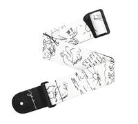 Sangle en polyester de la série artistique Lennon, John & Yoko