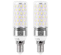 SanGlory 12W Bombillas LED Maiz E14 Luz Fría 5000K, 1350LM Bombillas LED, Casquillo E14 Blanco Frío, 12W Bombilla E14 para Reemplazar 100W Incandescente, No regulable - 2 Unidades