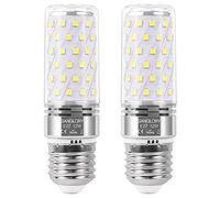 SanGlory 2 Piezas Bombilla LED E27 Luz Fría 6000K, 12W Equivalente a 100W, 1350 Lúmen, Bombillas LED E27 Blanco Frío, Ángulo de Luz de 360°, AC175-265V, No Regulable