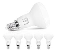 SanGlory Bombilla LED E14, 5 W, 510 lúmenes, 4000 K, blanco neutro, equivalente a 40 W, bombilla reflectora R50 E14, ángulo de haz de 120°, bombilla de bajo consumo