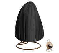SanGlory Funda para Silla Colgante Impermeable Cubierta de Silla Colgante Exterior Fundas para Sillas Colgantes con Cremallera, Tela Oxford Cubierta para Mecedora, Sillón Colgante, 190x115cm