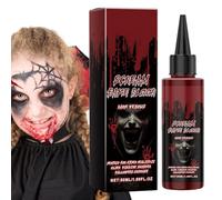 Sangre de escenario, sangre de vampiro - Gotas de sangre falsa - gotas de sangre de vampiro falsa lavable para heridas de cicatrices zombies cosméticas