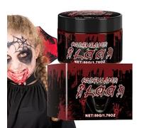 Sangre de vampiro de Halloween - Sangre escalofriante, pintura corporal, accesorios lavables, disfraces de , disfraces de Halloween, maquillaje sangriento creativo para , agrega el macabro
