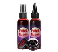 Sangre escénica, maquillaje de sangre falsa | Spray de sangre falsa realista de 160 ml - Maquillaje de sangre zombie, efecto especial, pintura de sangre lavable para ropa, novia zombie, vampiro