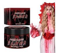 Sangre falsa lavable Pintura Facial Y Corporal Maquillaje De Ojos Y | Sangre Goteante Para Cosplay Falso De Vampiro No Muerto Disfraz Niños Adultos Halloween Cara Ojos Cuerpo