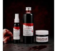 Sangre falsa para Halloween, sangre falsa, sangre falsa premium, superrealista, respetuosa con la piel y fórmula segura, fácil de quitar, para carnaval, películas, teatro, travesuras, carnaval