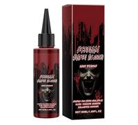 Sangre falsa, sangre escénica,Gotas de sangre falsas de Halloween - Gotas de Color de sangre sangre de vampiro falsa lavable para herida de cicatriz cosmética Zombie