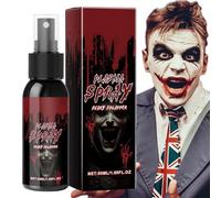 Sangre falsa, sangre escénica | Sangre falsa para herida cicatricial | Spray de sangre falsa para Halloween, gotas de sangre lavables para ojos, salpicaduras de sangre para disfraz, Cosplay