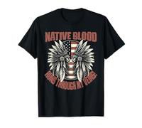 Sangre Nativa Corre Por Mis Venas Camiseta