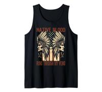 Sangre Nativa Corre Por Mis Venas Camiseta sin Mangas