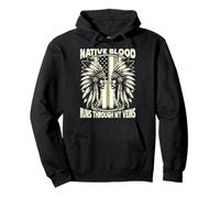 Sangre Nativa Corre Por Mis Venas Orgullo Sudadera con Capucha